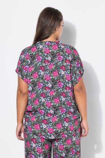 Moda za polnejše Bluza kratkih rukava plus velikost, xxl, Ulla Popken in Johann Popken (JP1880)