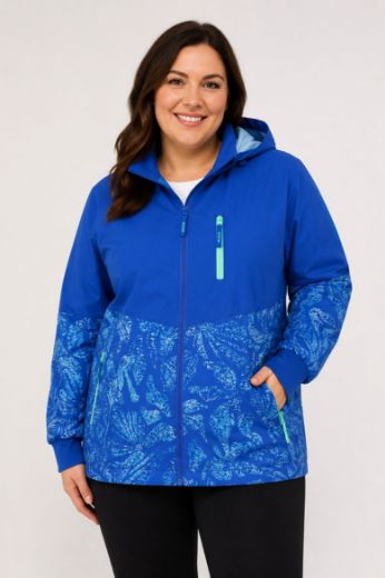 Moda za polnejše Jakna vodoodbojna s odvojivom kapuljačom plus velikost, xxl, Ulla Popken in Johann Popken (JP1880)