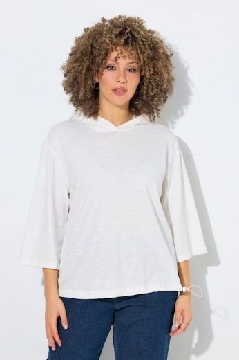 Moda za polnejše Majica 3/4 rukava s kapuljačom plus velikost, xxl, Ulla Popken in Johann Popken (JP1880)