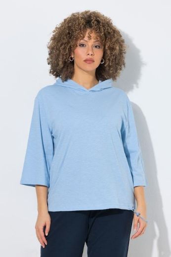 Moda za polnejše Majica 3/4 rukava s kapuljačom plus velikost, xxl, Ulla Popken in Johann Popken (JP1880)