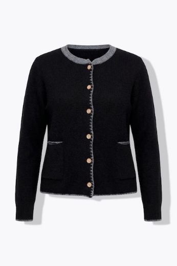 Moda za polnejše Kardigan kraćeg kroja plus velikost, xxl, Ulla Popken in Johann Popken (JP1880)