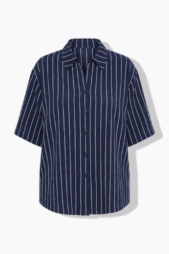 Moda za polnejše Blusa polu rukava na pruge plus velikost, xxl, Ulla Popken in Johann Popken (JP1880)