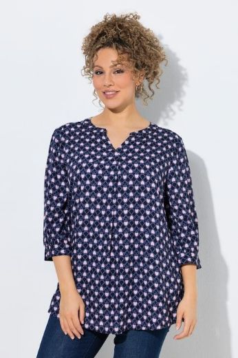 Moda za polnejše Tunika 3/4 rukava A kroja plus velikost, xxl, Ulla Popken in Johann Popken (JP1880)
