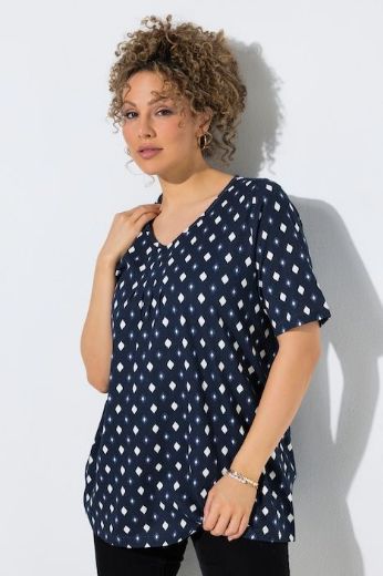 Moda za polnejše Majica kratkih rukava A kroja plus velikost, xxl, Ulla Popken in Johann Popken (JP1880)