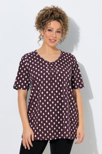 Moda za polnejše Majica kratkih rukava A kroja plus velikost, xxl, Ulla Popken in Johann Popken (JP1880)