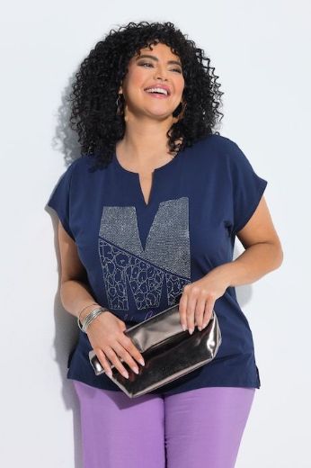 Moda za polnejše Majica kratkih rukava plus velikost, xxl, Ulla Popken in Johann Popken (JP1880)