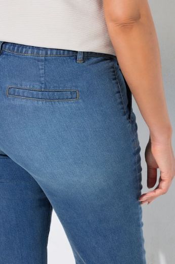 Moda za polnejše Traperice užih ravnih nogavica plus velikost, xxl, Ulla Popken in Johann Popken (JP1880)