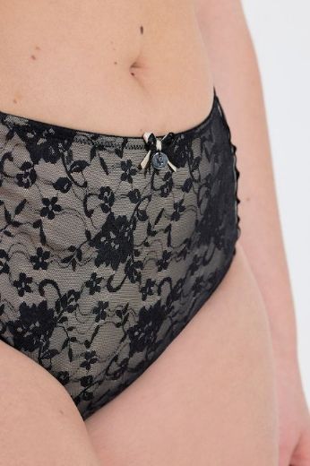 Moda za polnejše Gaćice midi s dodatkom ukrasne čipke plus velikost, xxl, Ulla Popken in Johann Popken (JP1880)