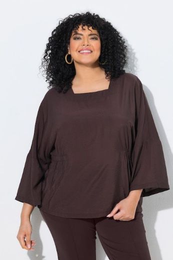 Moda za polnejše Bluza 3/4 rukava plus velikost, xxl, Ulla Popken in Johann Popken (JP1880)