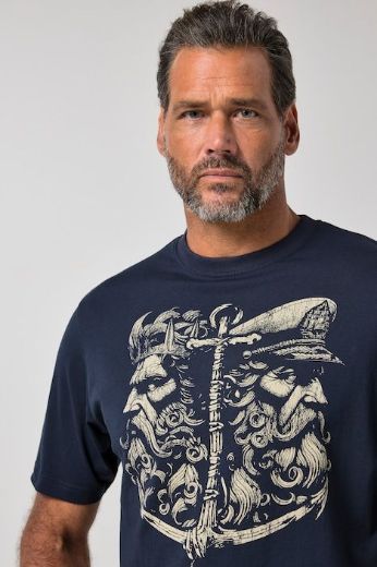 Moda za polnejše Majica kratkih rukava plus velikost, xxl, Ulla Popken in Johann Popken (JP1880)