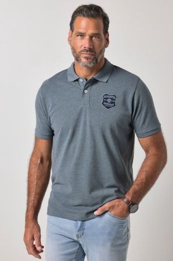 Moda za polnejše Majica polo kratkih rukava plus velikost, xxl, Ulla Popken in Johann Popken (JP1880)