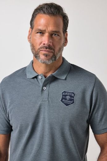 Moda za polnejše Majica polo kratkih rukava plus velikost, xxl, Ulla Popken in Johann Popken (JP1880)
