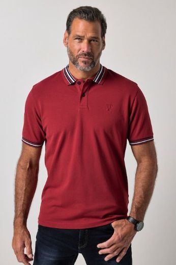 Moda za polnejše Majica polo kratkih rukava plus velikost, xxl, Ulla Popken in Johann Popken (JP1880)