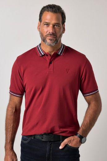 Moda za polnejše Majica polo kratkih rukava plus velikost, xxl, Ulla Popken in Johann Popken (JP1880)