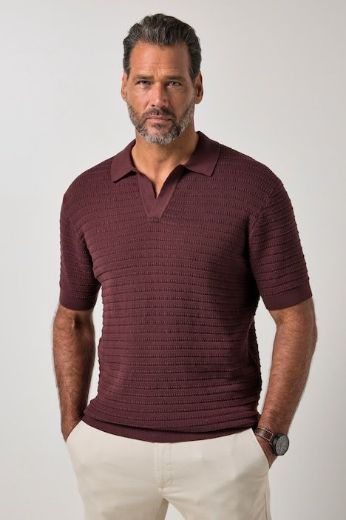 Moda za polnejše Majica polo kratkih rukava plus velikost, xxl, Ulla Popken in Johann Popken (JP1880)
