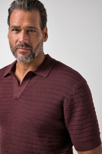 Moda za polnejše Majica polo kratkih rukava plus velikost, xxl, Ulla Popken in Johann Popken (JP1880)