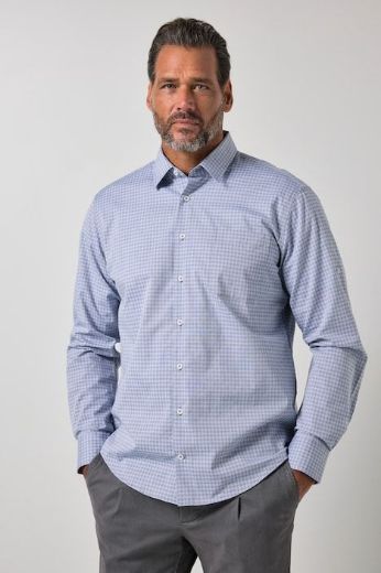 Moda za polnejše Košulja karirana dugih ukava plus velikost, xxl, Ulla Popken in Johann Popken (JP1880)
