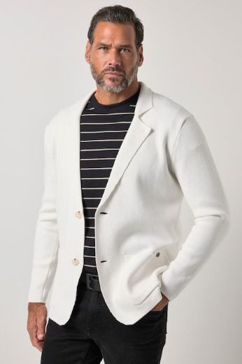 Moda za polnejše Sako pleteni plus velikost, xxl, Ulla Popken in Johann Popken (JP1880)