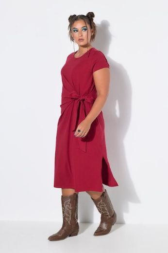 Moda za polnejše Haljina midi kratkih rukava A kroja plus velikost, xxl, Ulla Popken in Johann Popken (JP1880)
