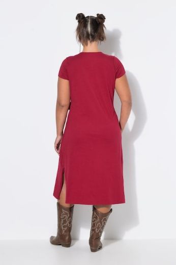 Moda za polnejše Haljina midi kratkih rukava A kroja plus velikost, xxl, Ulla Popken in Johann Popken (JP1880)