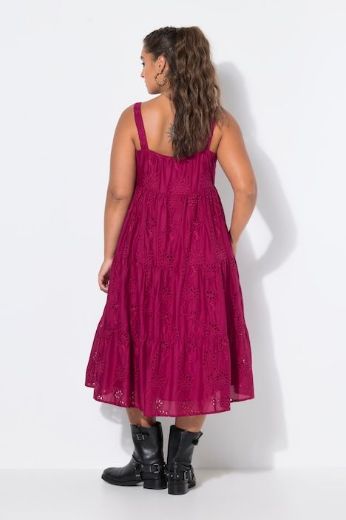 Moda za polnejše Haljina midi bez rukava A kroja plus velikost, xxl, Ulla Popken in Johann Popken (JP1880)