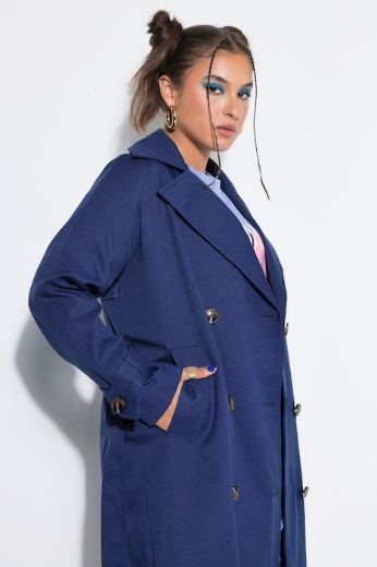 Moda za polnejše Baloner sa reverom plus velikost, xxl, Ulla Popken in Johann Popken (JP1880)