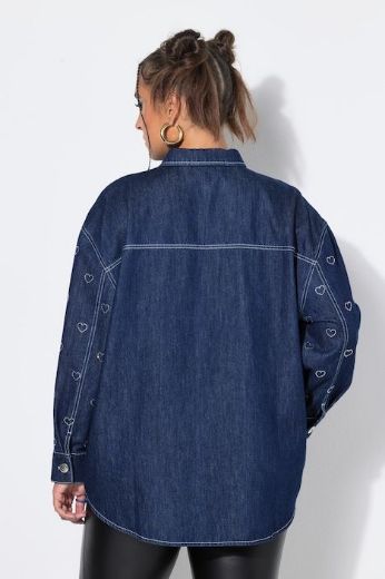 Moda za polnejše Košulja dugih rukava traper plus velikost, xxl, Ulla Popken in Johann Popken (JP1880)