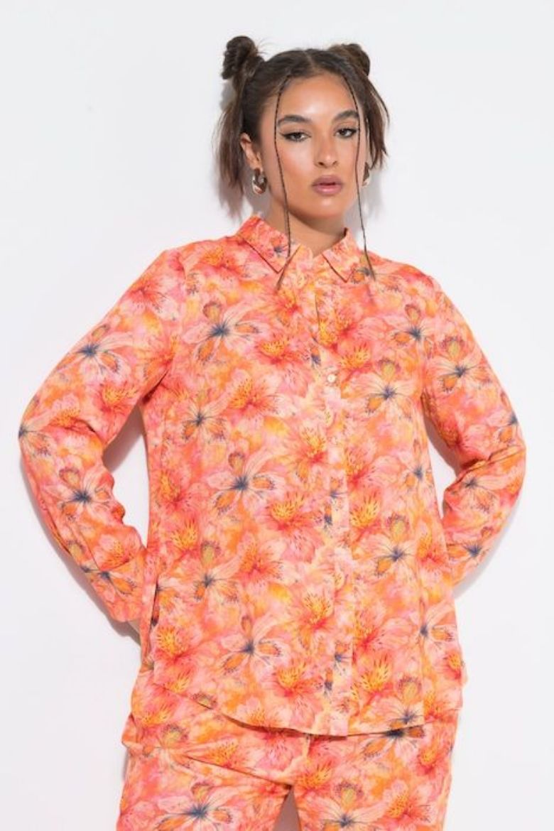 Moda za polnejše Košulja dugih rukava ravnog kroja plus velikost, xxl, Ulla Popken in Johann Popken (JP1880)