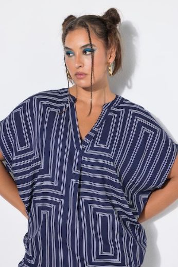 Moda za polnejše Bluza šireg kroja kratkih rukava plus velikost, xxl, Ulla Popken in Johann Popken (JP1880)