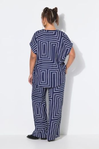 Moda za polnejše Bluza šireg kroja kratkih rukava plus velikost, xxl, Ulla Popken in Johann Popken (JP1880)
