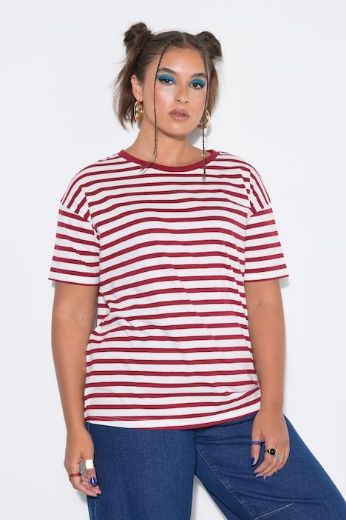 Moda za polnejše Majica kratkih rukava šireg kroja plus velikost, xxl, Ulla Popken in Johann Popken (JP1880)