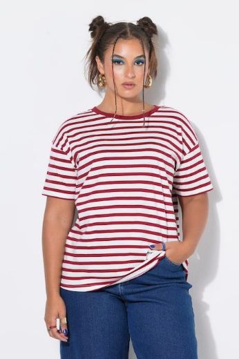 Moda za polnejše Majica kratkih rukava šireg kroja plus velikost, xxl, Ulla Popken in Johann Popken (JP1880)