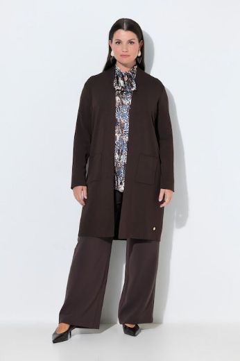 Moda za polnejše Kardigan dugi model s džepovima plus velikost, xxl, Ulla Popken in Johann Popken (JP1880)