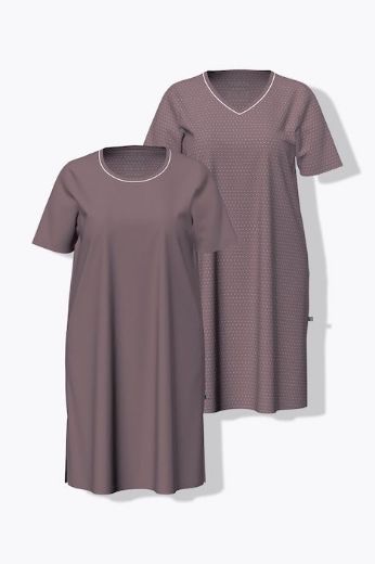 Moda za polnejše Spavaćice 2 komada motiv točkica plus velikost, xxl, Ulla Popken in Johann Popken (JP1880)
