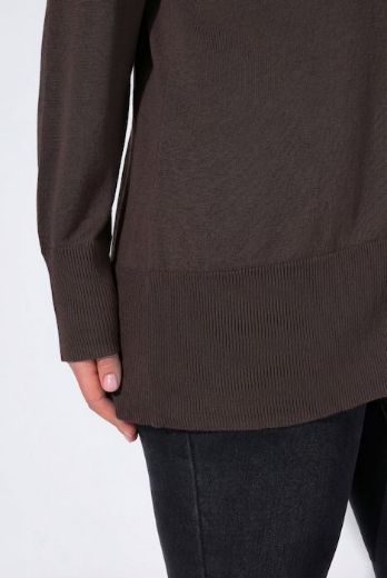 Moda za polnejše Kardigan klasični V ovratnik plus velikost, xxl, Ulla Popken in Johann Popken (JP1880)