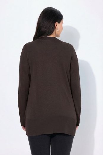 Moda za polnejše Kardigan klasični V ovratnik plus velikost, xxl, Ulla Popken in Johann Popken (JP1880)
