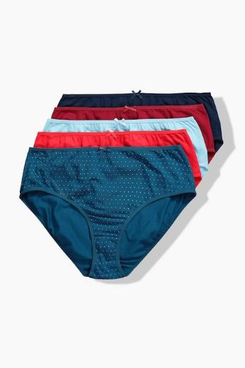 Moda za polnejše Gaćice 5 komada plus velikost, xxl, Ulla Popken in Johann Popken (JP1880)