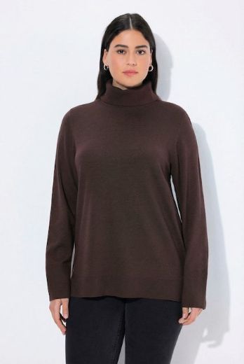 Moda za polnejše Pulover s rol ovratnikom plus velikost, xxl, Ulla Popken in Johann Popken (JP1880)
