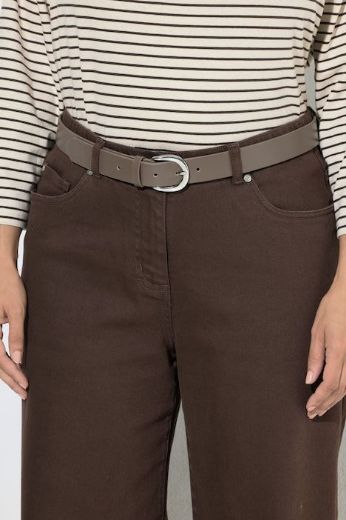 Moda za polnejše Remen kožni plus velikost, xxl, Ulla Popken in Johann Popken (JP1880)