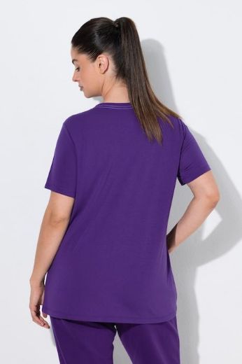 Moda za polnejše Majica funkcionalna V ovratnik plus velikost, xxl, Ulla Popken in Johann Popken (JP1880)