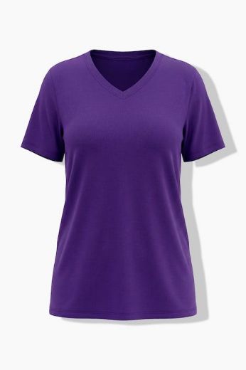 Moda za polnejše Majica funkcionalna V ovratnik plus velikost, xxl, Ulla Popken in Johann Popken (JP1880)