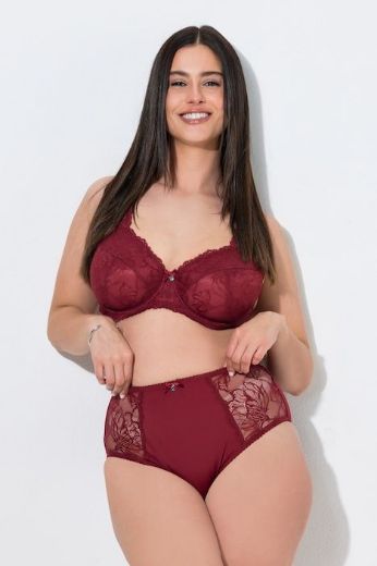 Moda za polnejše Gaćice midi s cvjetnom čipkom plus velikost, xxl, Ulla Popken in Johann Popken (JP1880)