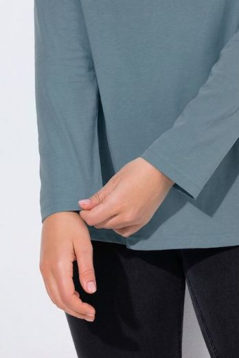 Moda za polnejše Majica dugih rukava V ovratnika plus velikost, xxl, Ulla Popken in Johann Popken (JP1880)