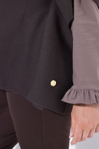 Moda za polnejše Pončo povišenog ovratnika plus velikost, xxl, Ulla Popken in Johann Popken (JP1880)