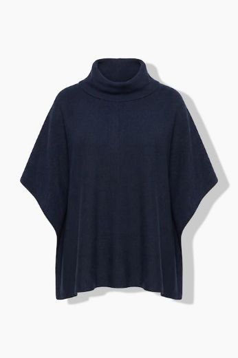 Moda za polnejše Pončo povišenog ovratnika plus velikost, xxl, Ulla Popken in Johann Popken (JP1880)