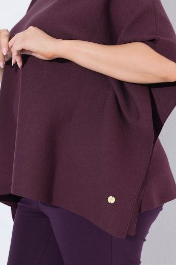Moda za polnejše Pončo povišenog ovratnika plus velikost, xxl, Ulla Popken in Johann Popken (JP1880)