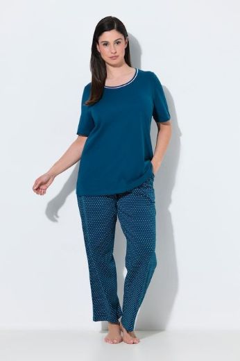 Moda za polnejše Pidžama s kratkim rukavima i dugim nogavicama plus velikost, xxl, Ulla Popken in Johann Popken (JP1880)