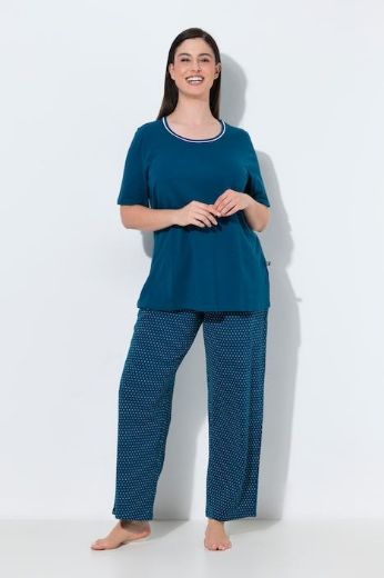Moda za polnejše Pidžama s kratkim rukavima i dugim nogavicama plus velikost, xxl, Ulla Popken in Johann Popken (JP1880)