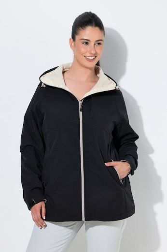 Moda za polnejše Jakna sportska s kapuljačom plus velikost, xxl, Ulla Popken in Johann Popken (JP1880)