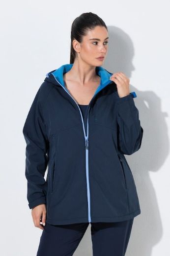 Moda za polnejše Jakna sportska s kapuljačom plus velikost, xxl, Ulla Popken in Johann Popken (JP1880)
